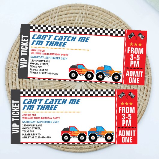 Kan me niet pakken, ik ben drie jaar oud kaart