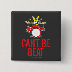 Kan me niet slaan vierkante button 5,1 cm