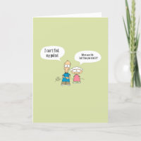 "Kan mijn pols niet voelen" Funny Birthday Kaart 0