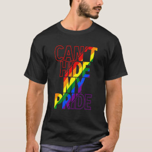Kan mijn Pride LGBTQ Gay Pride vlag Rainbow L niet T-shirt