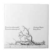 Kan niet leven zonder mijn Soul Wuthering Hoogten Tegeltje (Voorkant)