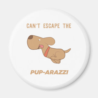 kan niet ontsnappen aan de pup-arazzi magneet