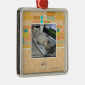 Kan niet reageren metalen ornament (Rechts)