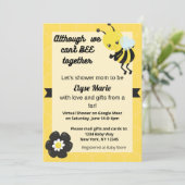 Kan niet samen de Uitnodiging van het Baby shower  (Staand voorkant)