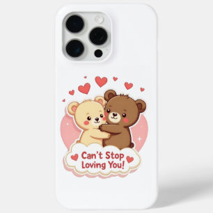 Kan niet stoppen met van je houden Mooie Valentijn iPhone 15 Pro Max Hoesje