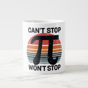 Kan niet stoppen zal Pi Day niet stoppen Extra Grote Beker