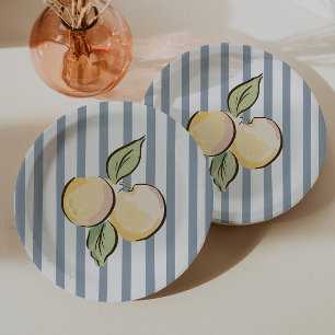 Kan niet wachten om je te knuffelen Citrus Baby Papieren Bordje