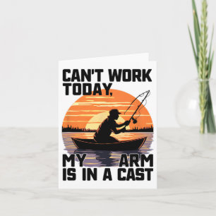 Kan niet werken vandaag mijn arm is in een Gevist Kaart