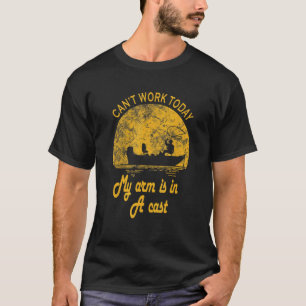 Kan niet werken vandaag mijn arm is in een Gevist T-shirt