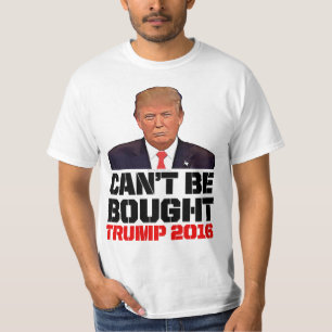 Kan niet worden gekocht Donald Trump 2016 T-Shirt