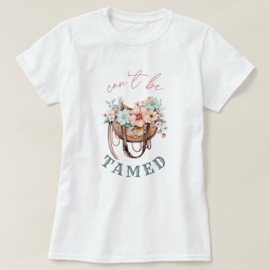 Kan niet worden getemd Boho Country Girl Style T-shirt (Design voorkant)
