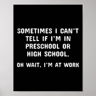 Kan Niet Zeggen Of Ik Op De Kleuterschool Of Op De Poster