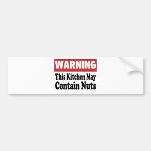 Kan Noten Bevatten Bumpersticker