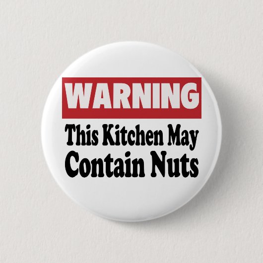 Kan Noten Bevatten Ronde Button 5,7 Cm (Voorkant)