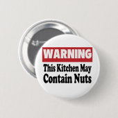 Kan Noten Bevatten Ronde Button 5,7 Cm (Voorkant /achterkant)