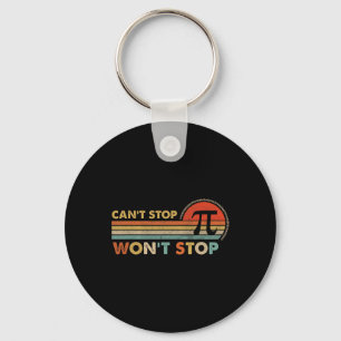 Kan Pi Wont Stop Pi Day  Retro Wiskunde niet stopp Sleutelhanger