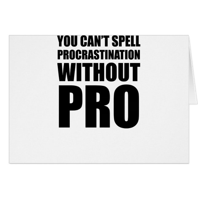 Kan procrastatie niet doorbreken (Voorkant Horizontaal)