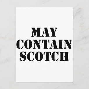 Kan Scotch bevatten Briefkaart