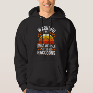 Kan Spontaan Praten Over Wasberen Hoodie
