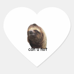 Kan u geen sleuf hart sticker