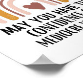 kan u het vertrouwen van een middelmatig wit man h poster (Hoek)