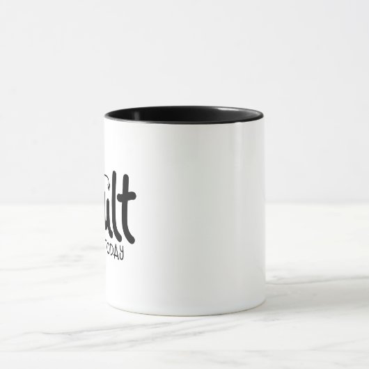 Kan vandaag niet Volwassenen Gezegde met grappige Mok (Midden)