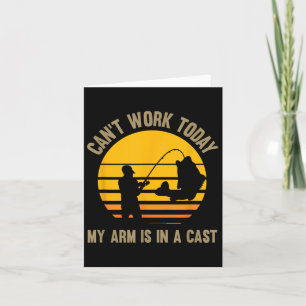 Kan vandaag niet werken mijn arm is in een gegoten kaart