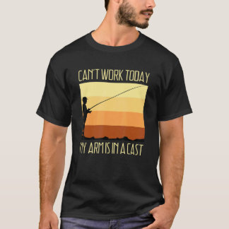 Kan vandaag niet werken mijn arm is in een gegoten t-shirt