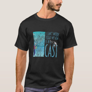 Kan vandaag niet werken mijn arm is in een gekookt t-shirt