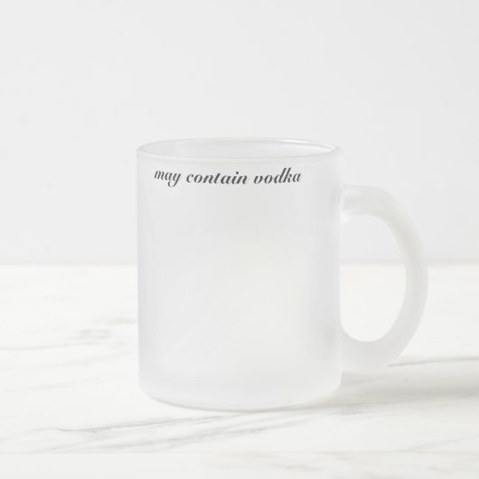 kan wodka bevatten matglas koffiemok (Rechts)