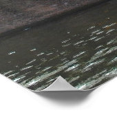 Kanaal Amsterdam en brug Poster (Hoek)