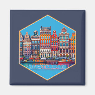 Kanaal Amsterdam Nederland Europa Magneet