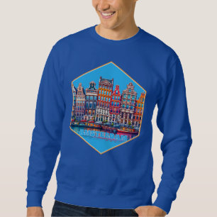 Kanaal Amsterdam Nederland Europa Trui