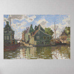 Kanaal bij Zaandam Klassiek Landschap Poster
