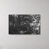 Kanaal, Bute Park, Cardiff Canvas Afdruk (Voorkant)