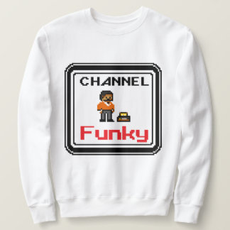 Kanaal Funky Pixel Art  Trui
