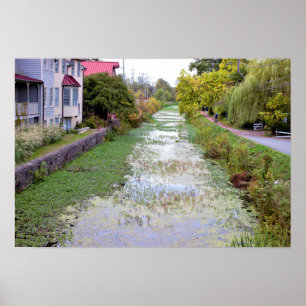 Kanaal in New Hope Pennsylvania Poster