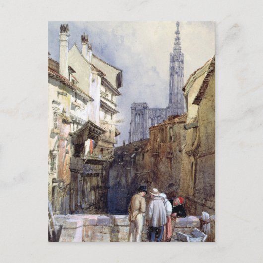 Kanaal in Straatsburg Briefkaart (Voorkant)