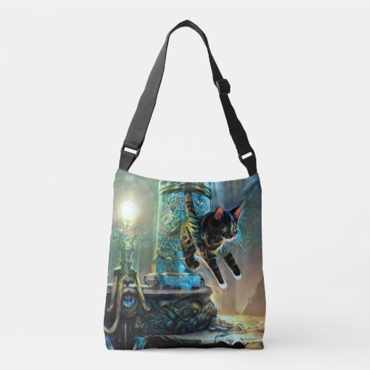 Kanaal- Kat: Crossbody Bag Tas (Voorkant)