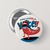 Kanaal uw Button Rage en stem (Voorkant /achterkant)