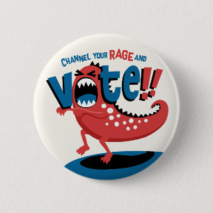 Kanaal uw Button Rage en stem