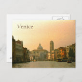 Kanaal van het Briefkaart van Venetië (Voorkant / Achterkant)