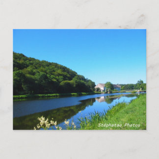 Kanaal van Nantes in Brest BRETAGNE FRANKRIJK Briefkaart