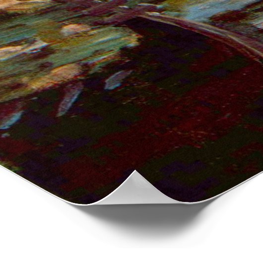 Kanaal van Venetië door Edouard Manet Poster (Hoek)