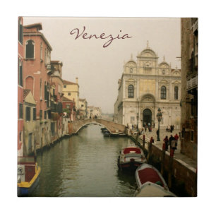 Kanaal van Venice Trivet Tile Tegeltje