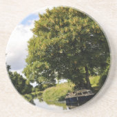 Kanaalboten Zandsteen Onderzetter (Voorkant)