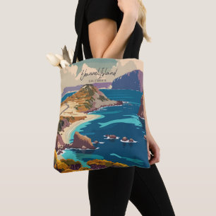 Kanaaleiland Californië kunst reizen Draagtas