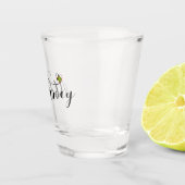 Kanaaleilanden, Alderney Flag Heart, Shot Glas (Rechts)