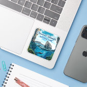 Kanaaleilanden Nationaal Park Californië Oceaan Sticker (Laptop met iPhone)