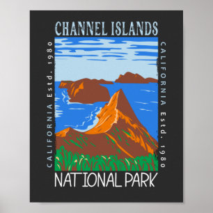  Kanaaleilanden Nationaal Park Poster